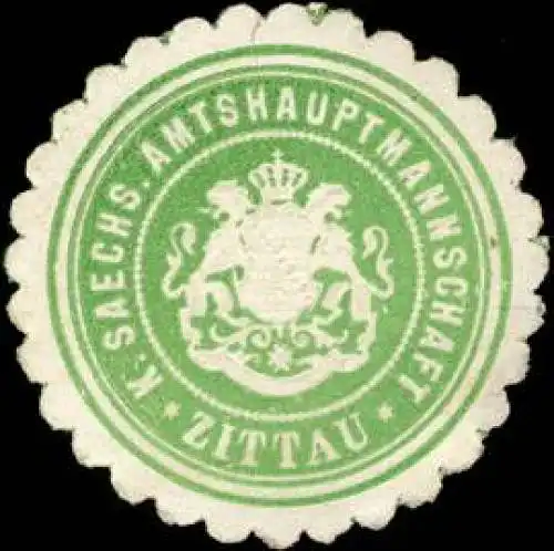 KÃ¶niglich Saechsische Amtshauptmannschaft - Zittau