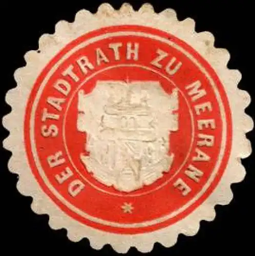 Der Stadtrath zu Meerane