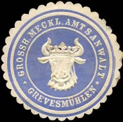 Grossherzoglich Mecklenburgische Amtsanwalt - GrevesmÃ¼hlen