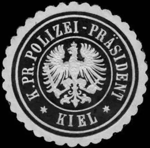 KÃ¶niglich Preussischer Polizei - PrÃ¤sident - Kiel