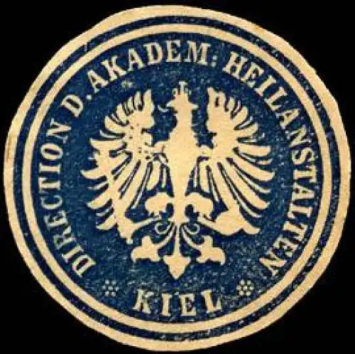 Direction der Akademischen Heilanstalten - Kiel