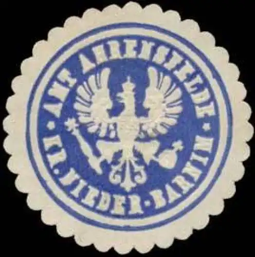Amt Ahrenfelde Kreis Nieder-Barnim
