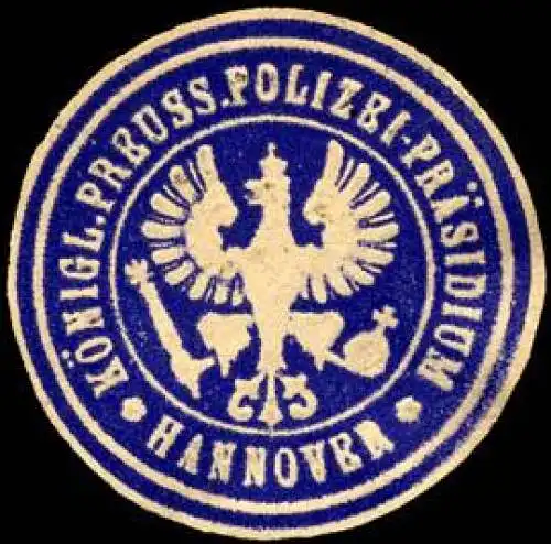 KÃ¶niglich Preussisches Polizei - PrÃ¤sidium - Hannover