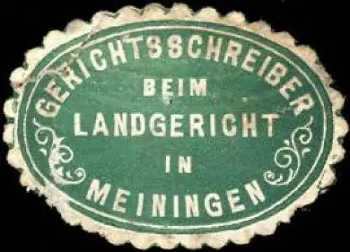 Gerichtsschreiber beim Landgericht in Meiningen