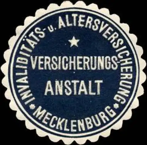 InvaliditÃ¤ts - und Altersversicherung - Versicherungsanstalt Mecklenburg