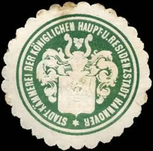 Stadt KÃ¤mmerei der KÃ¶niglichen Haupt - und Residenzstadt Hannover