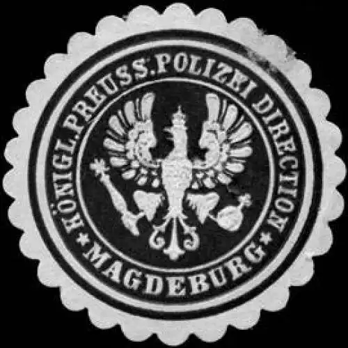 KÃ¶niglich Preussische Polizei Direction - Magdeburg