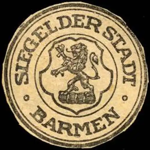 Siegel der Stadt - Barmen