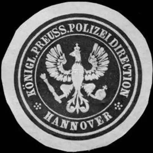 KÃ¶niglich Preussische Polizei Direction - Hannover