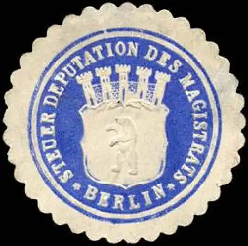 Steuer Deputation des Magistrats - Berlin