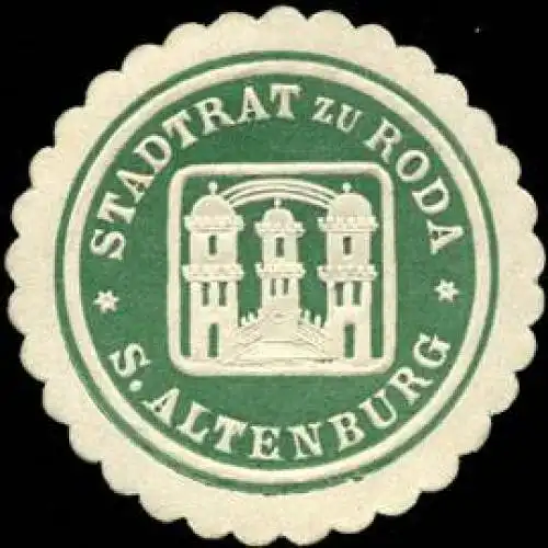 Stadtrat zu Roda - Sächsisch Altenburg