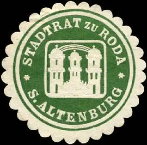 Stadtrat zu Roda - SÃ¤chsisch Altenburg