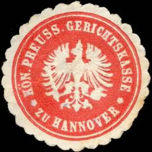 KÃ¶niglich Preussische Gerichtskasse zu Hannover