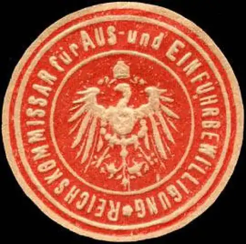 Reichskommissar fÃ¼r Aus - und Einfuhrbewilligung