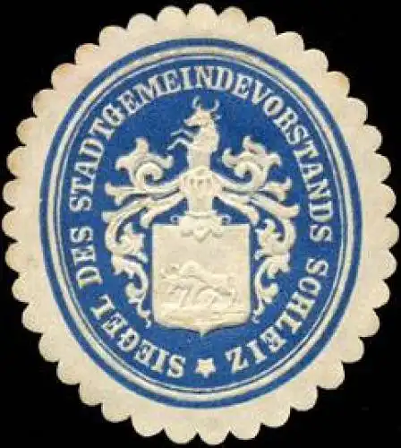 Siegel des Stadtgemeindevorstands Schleiz