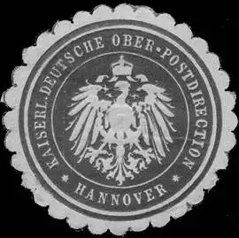 Kaiserl. Deutsche Ober-Postdirection Hannover