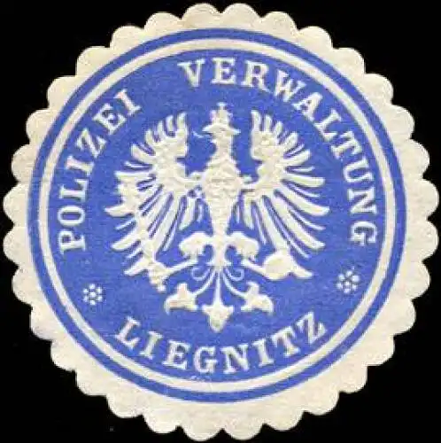 Polizei Verwaltung Liegnitz/Schlesien