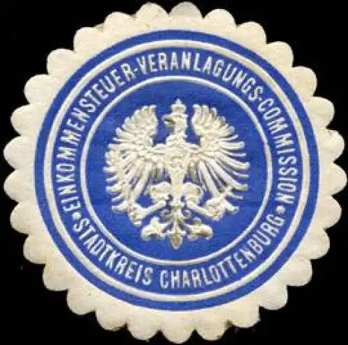 Einkommensteuer - Veranlagungs - Commission - Stadtkreis Charlottenburg