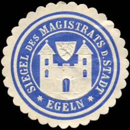 Siegel des Magistrats der Stadt Egeln