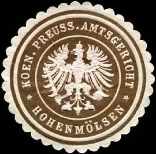 Koeniglich Preussisches Amtsgericht - Hohenmölsen
