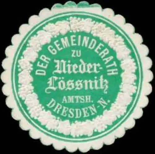 Der Gemeinderath zu NiederlÃ¶Ãnitz