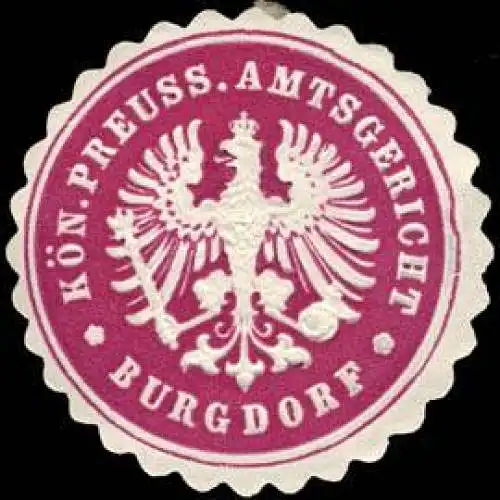 KÃ¶niglich Preussische Amtsgericht - Burgdorf