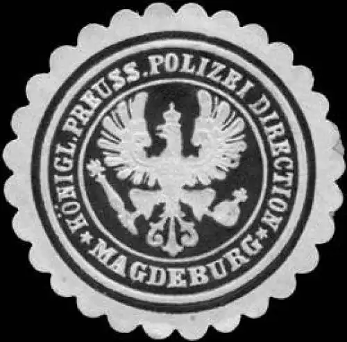 KÃ¶niglich Preussische Polizei Direction - Magdeburg
