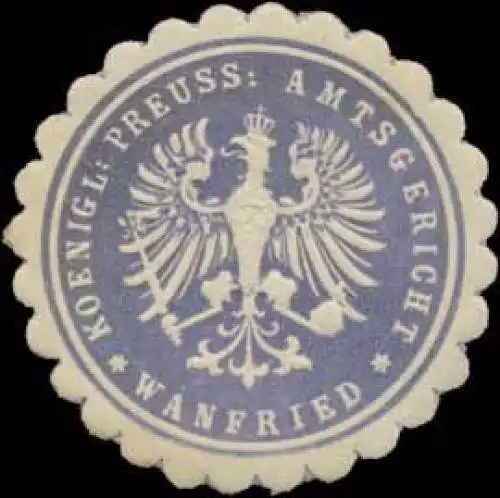 K.Pr. Amtsgericht Wanfried