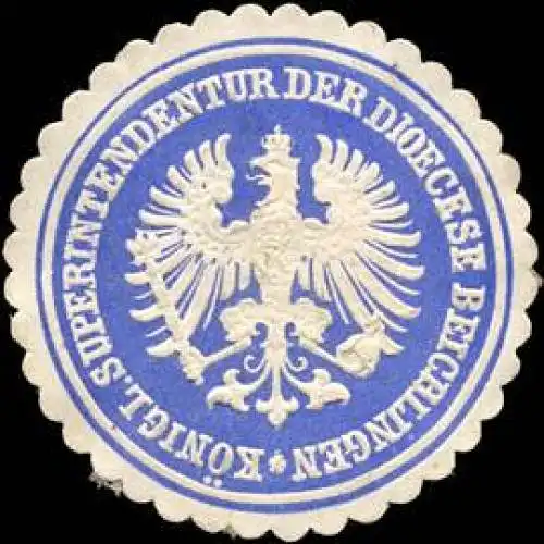 K. Superintendentur der Dioecese Beichlingen