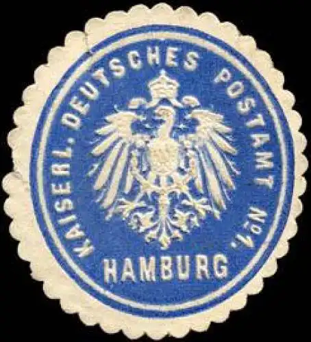 Kaiserlich Deutsches Postamt No. 1 - Hamburg