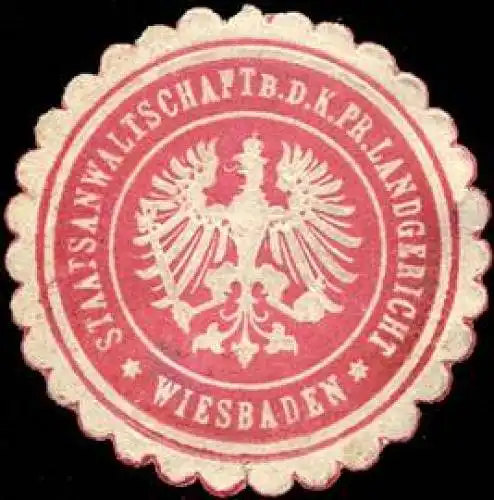 Staatsanwaltschaft bei dem KÃ¶niglich Preussischen Landgericht - Wiesbaden