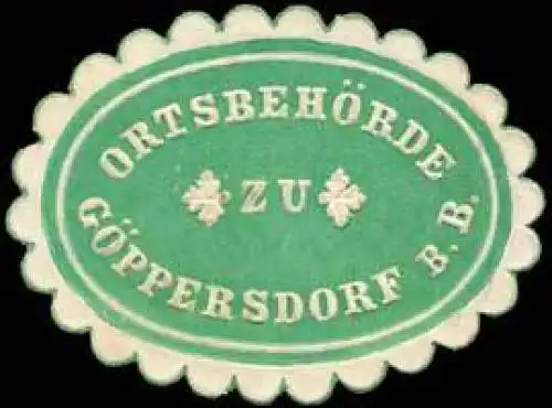 OrtsbehÃ¶rde zu GÃ¶ppersdorf