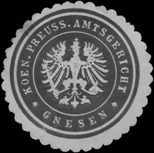 K.Pr. Amtsgericht Gnesen/Posen