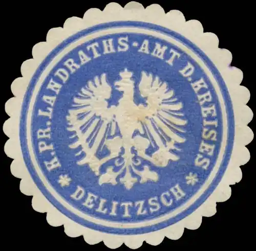 K.Pr. Landraths-Amt des Kreises Delitzsch