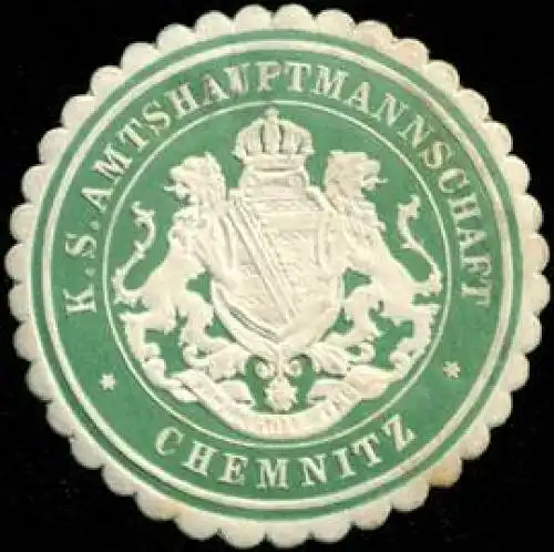 KÃ¶niglich SÃ¤chsische Amtshauptmannschaft Chemnitz