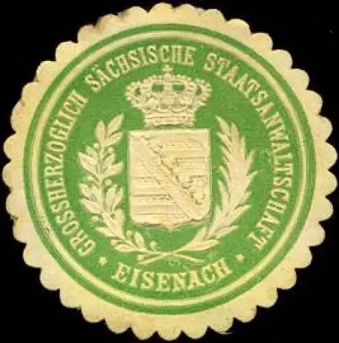 Grossherzoglich SÃ¤chsische Staatsanwaltschaft Eisenach