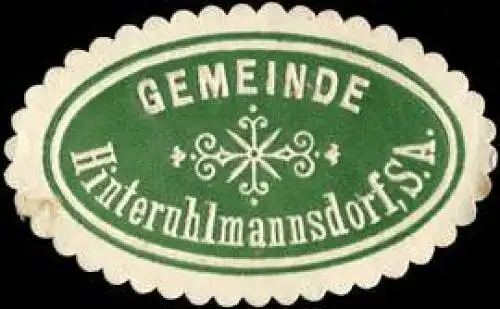 Gemeinde Hinteruhlmannsdorf