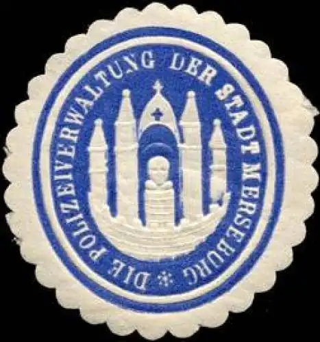 Die Polizeiverwaltung der Stadt Merseburg