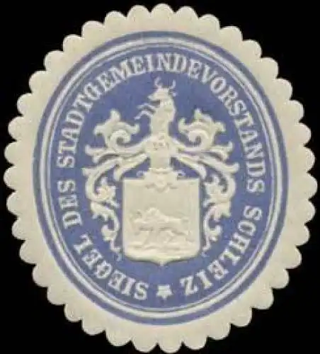 Siegel des Stadtgemeindevorstands Schleiz