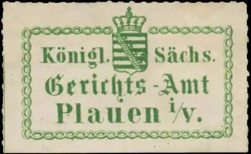 K.S. Gerichtsamt Plauen