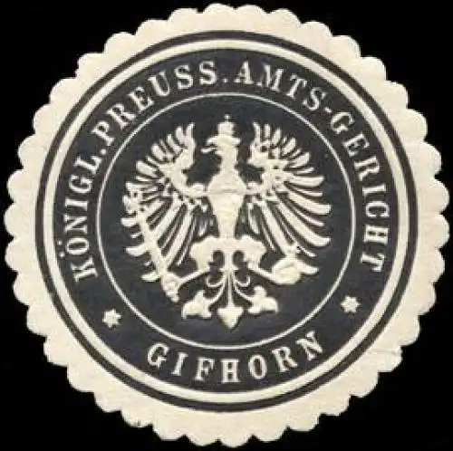 KÃ¶niglich - Preussische Amts - Gericht Gifhorn