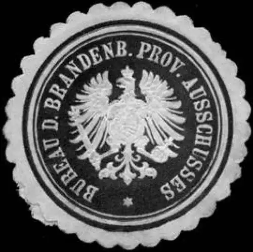 Bureau des Brandenburger Provinz Ausschusses