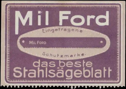 Mil Ford SÃ¤geblatt