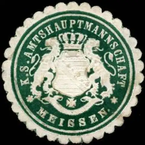 Königlich Sächsische Amtshauptmannschaft - Meissen