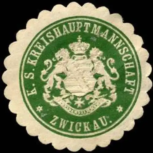 Königlich Sächsische Kreishauptmannschaft - Zwickau