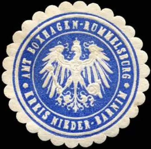 Amt Boxhagen - Rummelsburg - Kreis Nieder - Barnim