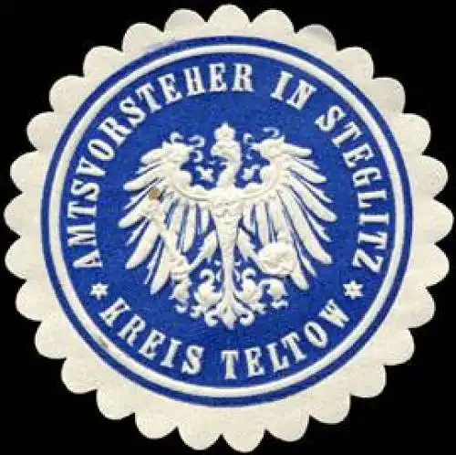 Amtsvorsteher in Steglitz - Kreis Teltow