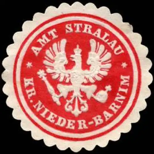 Amt Stralau - Kreis Nieder - Barnim