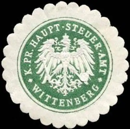 KÃ¶niglich Preussische Haupt - Steuer - Amt - Wittenberg