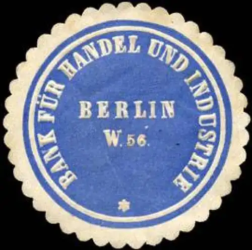 Bank fÃ¼r Handel und Industrie - Berlin